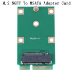 Mini PCI-E M.2 NGFF 30mm 42mm SSD轉52針mSATA轉接卡