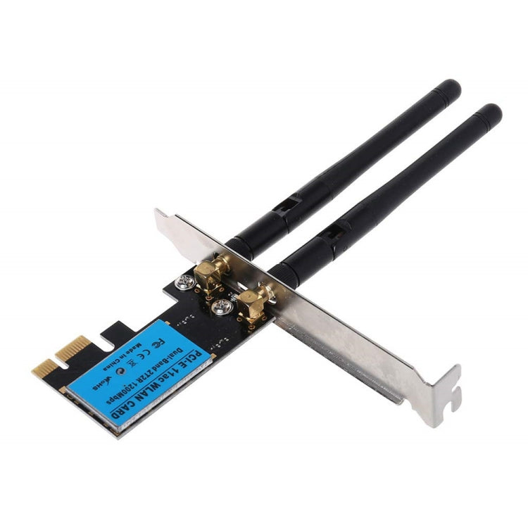 1200Mbps 5G / 2.4G雙頻PCIe無線網路卡