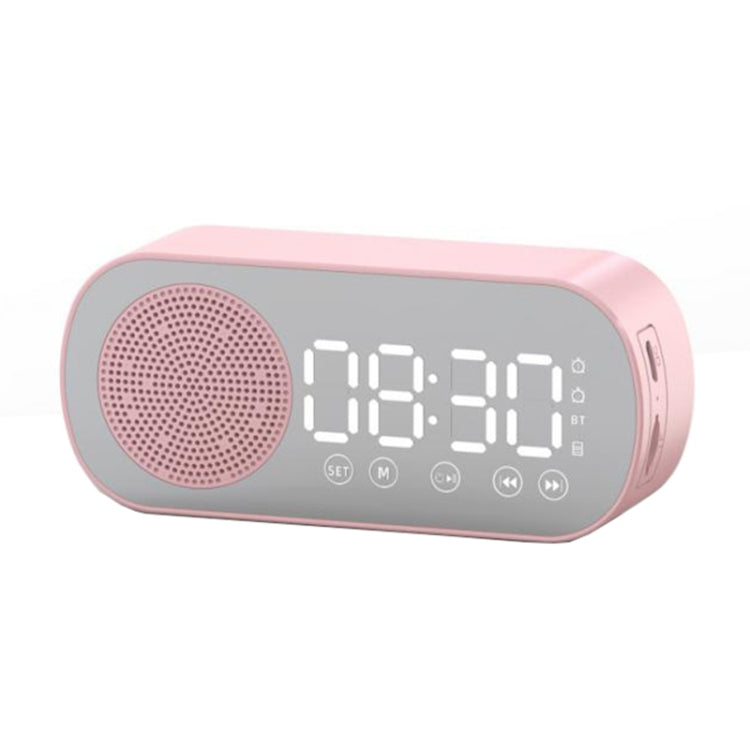 Z7 數位藍牙 5.0 喇叭多功能鏡面鬧鐘 FM 收音機，Z7（黑色）、Z7（白色）、Z7（粉色）