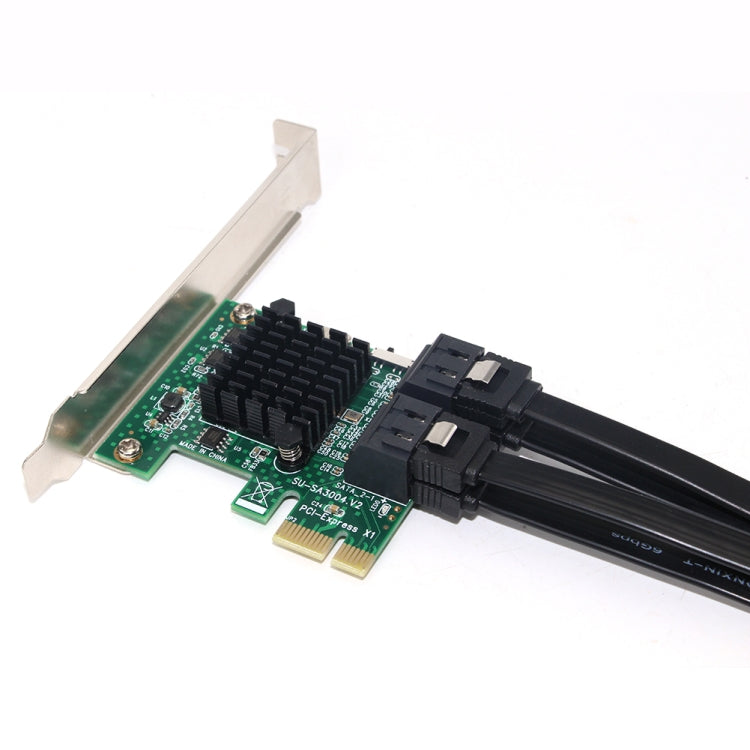 PCI Express 4埠PCI-E X1/X4/X8/X16轉換器PCIE轉SATA擴充轉接卡
