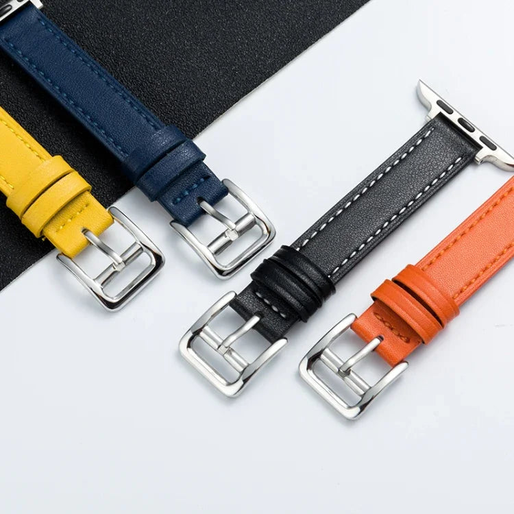 超細纖維皮革針扣錶帶，適用於 Apple Watch 系列，7 41mm / 6&SE&5&4 40mm / 3&2&1 38mm，7 45mm / 6&SE&5&4 44mm / 3&2&1 42mm
