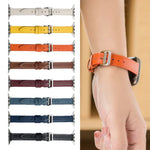 超細纖維皮革針扣錶帶，適用於 Apple Watch 系列，7 41mm / 6&SE&5&4 40mm / 3&2&1 38mm，7 45mm / 6&SE&5&4 44mm / 3&2&1 42mm