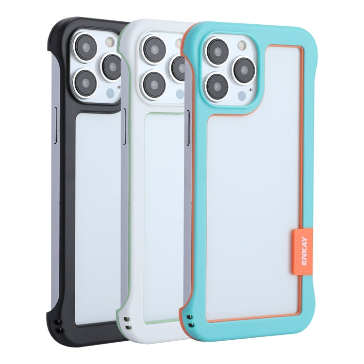 ENKAY Frameless Hollow Shockproof PC Case for iPhone 13 Pro Max, For iPhone 13 Pro Max