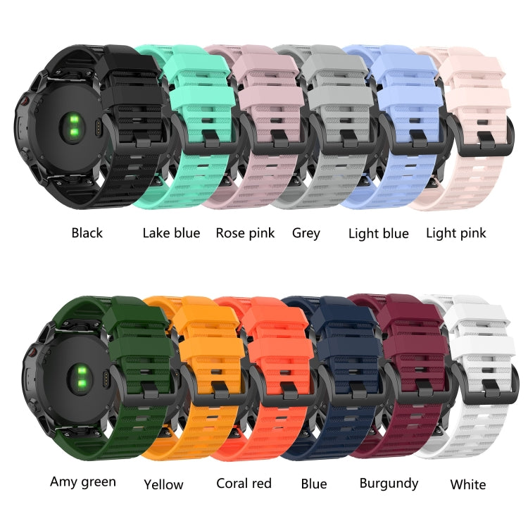 26mm Silicone Sports Strap, For Garmin Fenix 5x Puls, For Garmin Fenix 3, For Garmin Fenix 3 HR