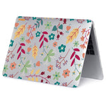 ENKAY 花卉系列圖案筆記型電腦保護水晶殼，適用於MacBook Air 13.3吋 A1932 / A2179 / A2337