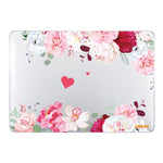 ENKAY 花卉系列圖案筆記型電腦保護水晶殼，適用於MacBook Air 13.3吋 A1932 / A2179 / A2337