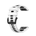 26mm Two-color Silicone Jack Watch Strap, For Garmin Fenix 7X