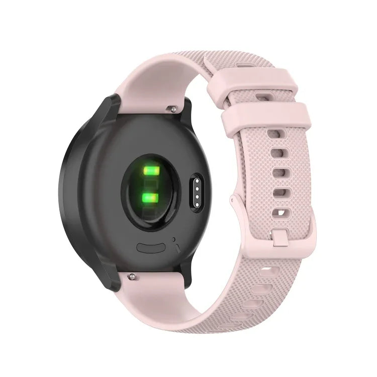 20mm 格紋矽膠錶帶，適用於 Samsung Galaxy Watch Active 40mm，Samsung Galaxy Watch 42mm，Samsung Galaxy Gear Sport，Samsung Gear S2 Classic