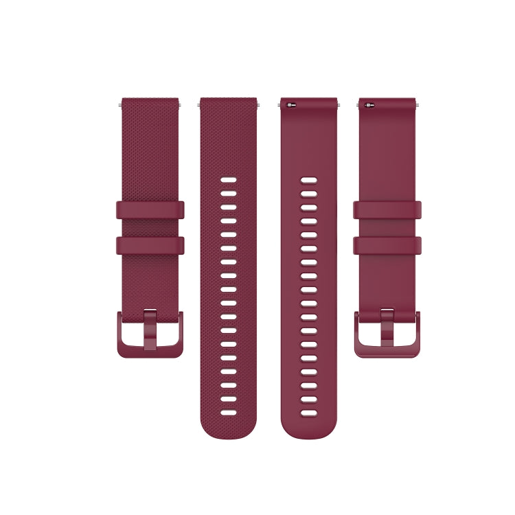22mm Checkered Silicone Strap, For Xiaomi Haylou RT LS05S