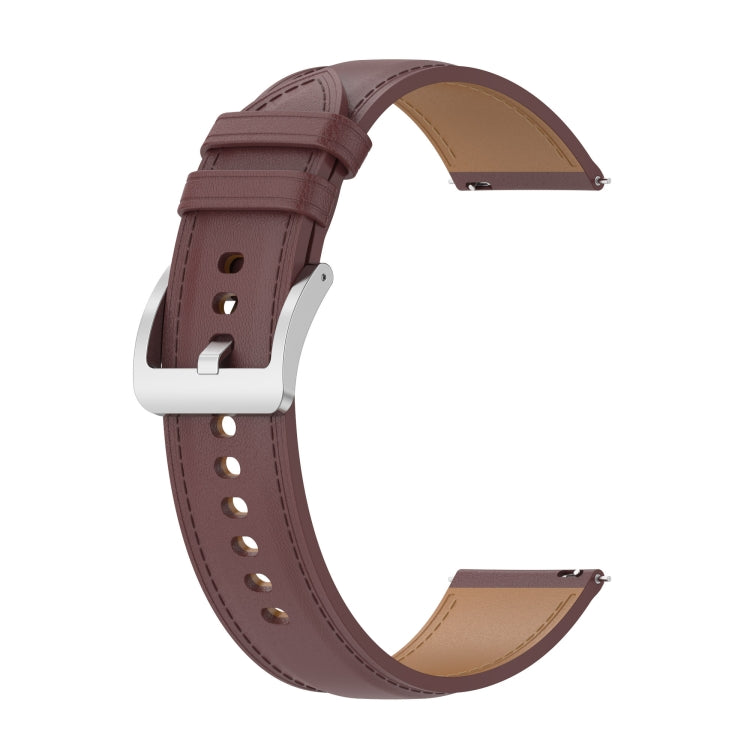 小牛紋理縫線錶帶，適用於 Samsung Galaxy Watch 3 45mm，適用於 Samsung Galaxy Watch 46mm，適用於 Samsung Galaxy Gear S3 Classic / Gear S3 Frontier
