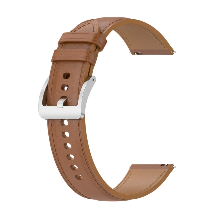 小牛紋理縫線錶帶，適用於 Samsung Galaxy Watch 3 45mm，適用於 Samsung Galaxy Watch 46mm，適用於 Samsung Galaxy Gear S3 Classic / Gear S3 Frontier
