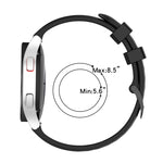 20mm 碳纖維條紋矽膠錶帶，適用於 Samsung Galaxy Watch 4 40mm / 44mm，適用於 Samsung Galaxy Watch 4 Classic 42mm / 46mm，適用於 Samsung Galaxy Watch 3 41mm，適用於 Samsung Galaxy Watch Active 2 40mm / 44mm