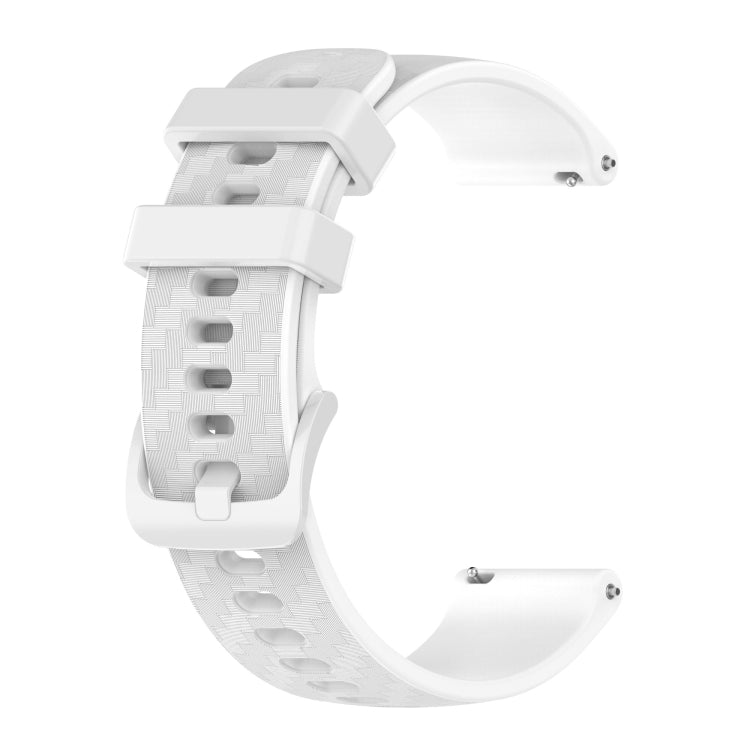 20mm Carbon Fiber Striped Silicone Strap, For Honor Magic Watch2 42mm