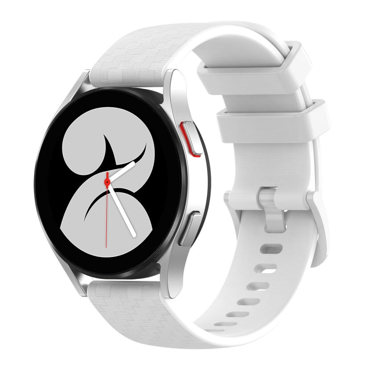 20mm Carbon Fiber Striped Silicone Strap, For Honor Magic Watch2 42mm