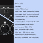B066 迷你立體聲 8 通道 RCA 非源聲音被動混音器，無需電源，8 通道 RCA