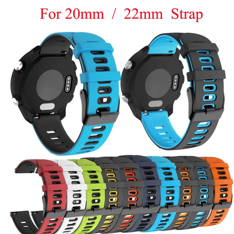 20mm 混色矽膠錶帶，適用於 Samsung Galaxy Watch 42mm，適用於 Samsung Gear Sport