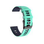 22mm 混色矽膠錶帶，適用於 Samsung Galaxy Watch 3 45mm，Samsung Galaxy Watch 46mm