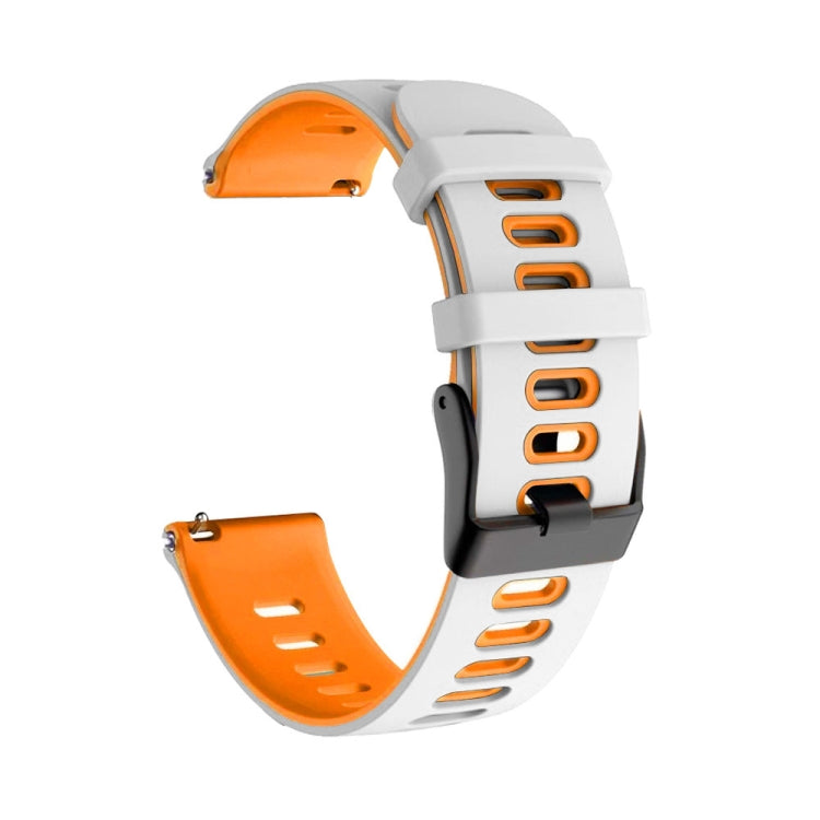 22mm 混色矽膠錶帶，適用於 Samsung Galaxy Watch 3 45mm，Samsung Galaxy Watch 46mm