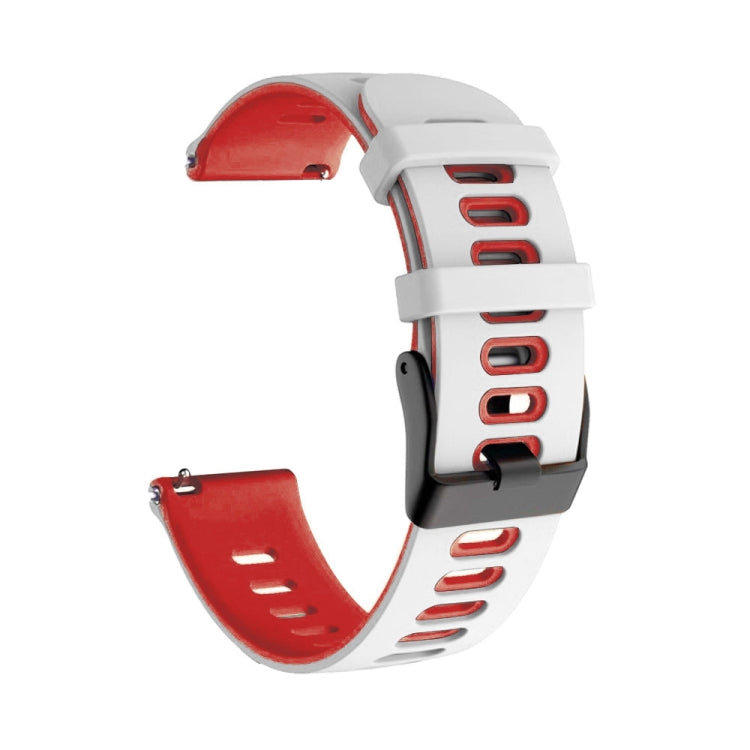 20mm Mixed-color Silicone Strap, For Garmin Venu sq, For Garmin Forerunner 645 Music