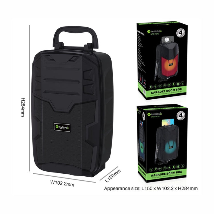 NewRixing NRG401C 戶外便攜卡拉OK無線喇叭 高功率音頻放大器，含麥克風，無麥克風