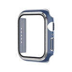 電鍍雙色 PC+鋼化膜錶殼，適用於 Apple Watch Series 9 / 8 / 7 45mm，適用於 Apple Watch Series 6/5/4/SE 44mm