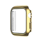 電鍍單色PC+鋼化膜錶殼，適用於 Apple Watch 系列 9 / 8 / 7 45mm，Apple Watch 系列 8 / 7 45mm，Apple Watch 系列 6/5/4/SE 44mm，Apple Watch 系列 3/2/1 42mm，Apple Watch 系列 9 / 8 / 7 41mm