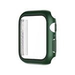 電鍍單色PC+鋼化膜錶殼，適用於 Apple Watch 系列 9 / 8 / 7 45mm，Apple Watch 系列 8 / 7 45mm，Apple Watch 系列 6/5/4/SE 44mm，Apple Watch 系列 3/2/1 42mm，Apple Watch 系列 9 / 8 / 7 41mm