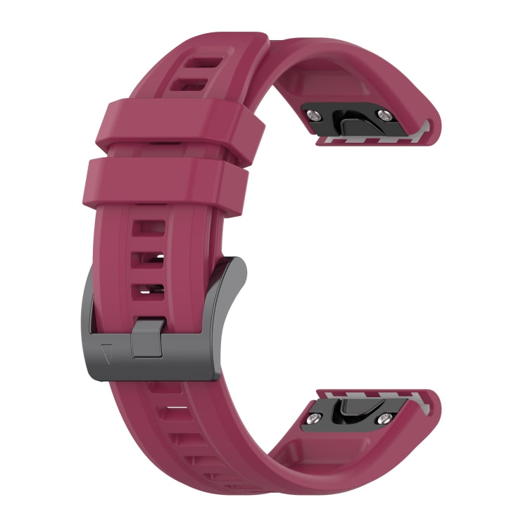 22mm Silicone Solid Color Watch Band, For Garmin Fenix 7, For Garmin Descent G1, For Garmin EPIX Gen2
