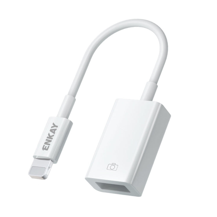 ENKAY ENK-AT108 8 針轉 USB 3.0 OTG 轉接數據線適用於 iPhone / iPad