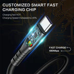 1.5米彈簧伸縮手機快充數據線，USB 轉 8 Pin，USB 轉 Type-C，USB 轉 Micro USB