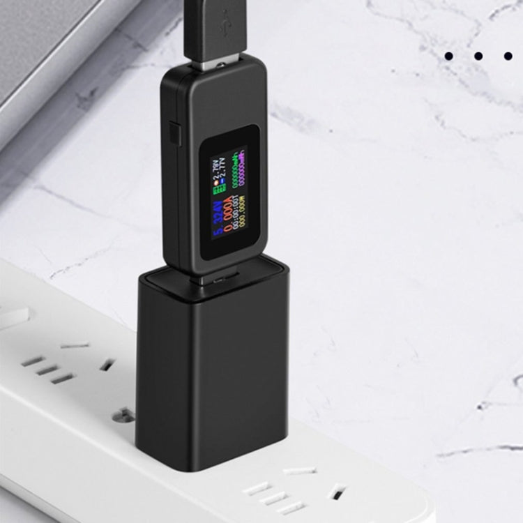 KWS-MX18 10合1 USB DC測試儀 電流4-30V電壓計 計時電流表 數字儀表