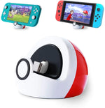 任天堂 Switch 及 Switch Lite NS 遊戲主機迷你便攜充電座支架，充電座支架