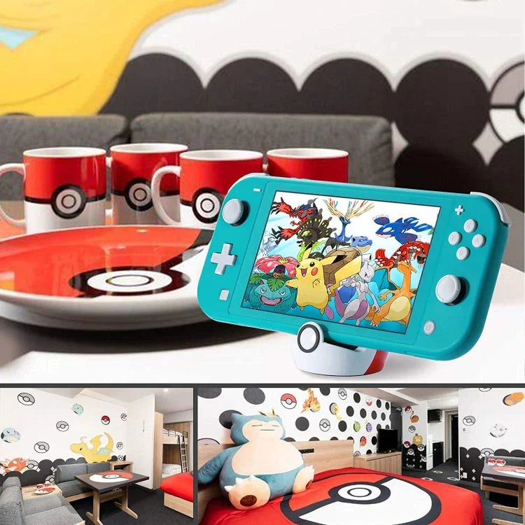 任天堂 Switch 及 Switch Lite NS 遊戲主機迷你便攜充電座支架，充電座支架