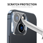 ENKAY Hat-Prince iPhone 14 / 14 Max 專用 9H 後置鏡頭鋼化玻璃保護膜，1 片裝，2 片裝