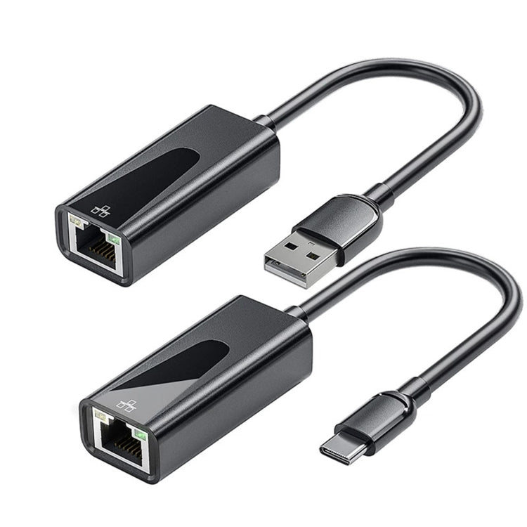 1000Mbps RJ45網卡USB乙太網轉接器，USB 3.0，Type-C
