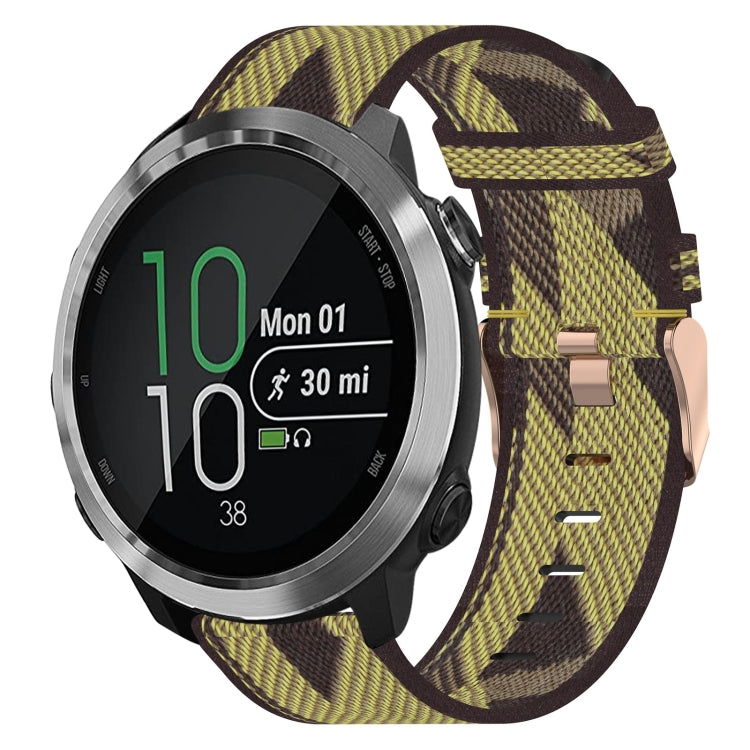 20mm Nylon Woven Watch Band, For Garmin Forerunner 245 Music, For Garmin Forerunner 645, For Garmin Forerunner 645 Music