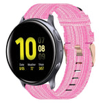 20mm 尼龍織錶帶，適用於 Samsung Galaxy Watch Active 2 44mm，適用於 Samsung Galaxy Watch Active 40mm，適用於 Samsung Galaxy Watch 42mm，適用於 Samsung Gear Sport，適用於 Samsung Gear S2 Classic