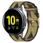 20mm 尼龍織錶帶，適用於 Samsung Galaxy Watch Active 2 44mm，適用於 Samsung Galaxy Watch Active 40mm，適用於 Samsung Galaxy Watch 42mm，適用於 Samsung Gear Sport，適用於 Samsung Gear S2 Classic