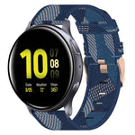 20mm 尼龍織錶帶，適用於 Samsung Galaxy Watch Active 2 44mm，適用於 Samsung Galaxy Watch Active 40mm，適用於 Samsung Galaxy Watch 42mm，適用於 Samsung Gear Sport，適用於 Samsung Gear S2 Classic
