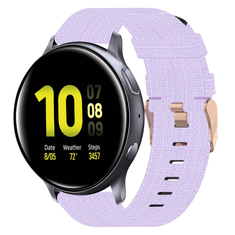 20mm 尼龍織錶帶，適用於 Samsung Galaxy Watch Active 2 44mm，適用於 Samsung Galaxy Watch Active 40mm，適用於 Samsung Galaxy Watch 42mm，適用於 Samsung Gear Sport，適用於 Samsung Gear S2 Classic