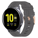 20mm 尼龍織錶帶，適用於 Samsung Galaxy Watch Active 2 44mm，適用於 Samsung Galaxy Watch Active 40mm，適用於 Samsung Galaxy Watch 42mm，適用於 Samsung Gear Sport，適用於 Samsung Gear S2 Classic
