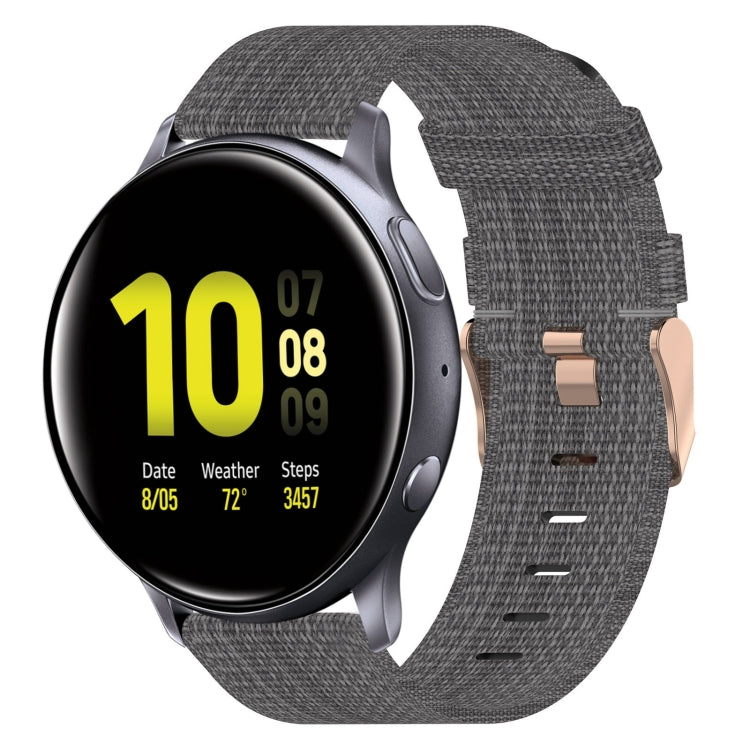 20mm 尼龍織錶帶，適用於 Samsung Galaxy Watch Active 2 44mm，適用於 Samsung Galaxy Watch Active 40mm，適用於 Samsung Galaxy Watch 42mm，適用於 Samsung Gear Sport，適用於 Samsung Gear S2 Classic