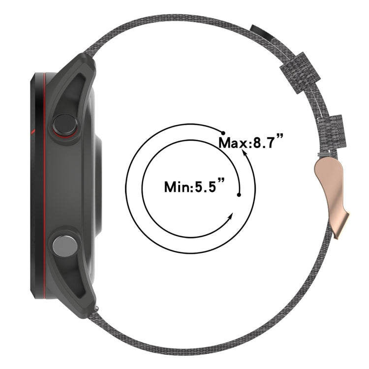 20mm 尼龍織錶帶，適用於 Samsung Galaxy Watch Active 2 44mm，適用於 Samsung Galaxy Watch Active 40mm，適用於 Samsung Galaxy Watch 42mm，適用於 Samsung Gear Sport，適用於 Samsung Gear S2 Classic