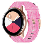20mm 尼龍織錶帶，適用於 Samsung Galaxy Watch Active 2 44mm，適用於 Samsung Galaxy Watch Active 40mm，適用於 Samsung Galaxy Watch 42mm，適用於 Samsung Gear Sport，適用於 Samsung Gear S2 Classic