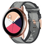 20mm 尼龍織錶帶，適用於 Samsung Galaxy Watch Active 2 44mm，適用於 Samsung Galaxy Watch Active 40mm，適用於 Samsung Galaxy Watch 42mm，適用於 Samsung Gear Sport，適用於 Samsung Gear S2 Classic