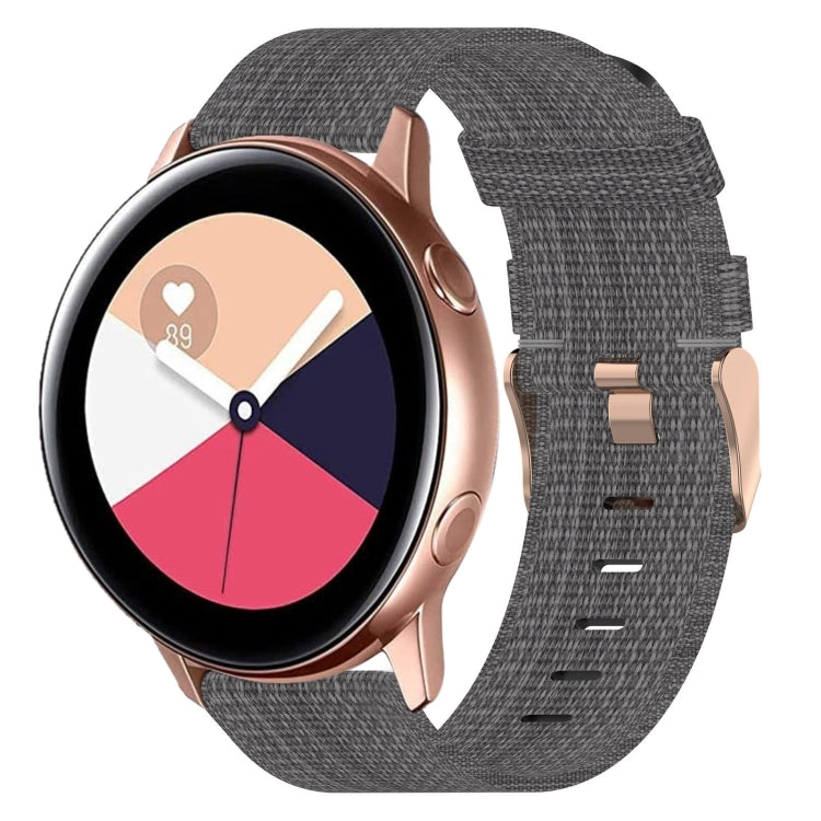 20mm 尼龍織錶帶，適用於 Samsung Galaxy Watch Active 2 44mm，適用於 Samsung Galaxy Watch Active 40mm，適用於 Samsung Galaxy Watch 42mm，適用於 Samsung Gear Sport，適用於 Samsung Gear S2 Classic