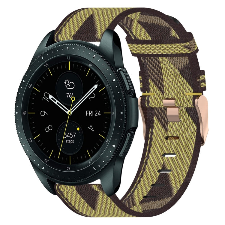 20mm 尼龍織錶帶，適用於 Samsung Galaxy Watch Active 2 44mm，適用於 Samsung Galaxy Watch Active 40mm，適用於 Samsung Galaxy Watch 42mm，適用於 Samsung Gear Sport，適用於 Samsung Gear S2 Classic