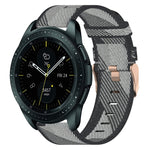 20mm 尼龍織錶帶，適用於 Samsung Galaxy Watch Active 2 44mm，適用於 Samsung Galaxy Watch Active 40mm，適用於 Samsung Galaxy Watch 42mm，適用於 Samsung Gear Sport，適用於 Samsung Gear S2 Classic