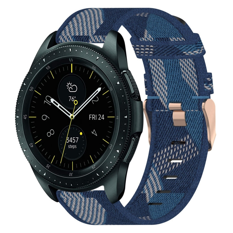 20mm 尼龍織錶帶，適用於 Samsung Galaxy Watch Active 2 44mm，適用於 Samsung Galaxy Watch Active 40mm，適用於 Samsung Galaxy Watch 42mm，適用於 Samsung Gear Sport，適用於 Samsung Gear S2 Classic
