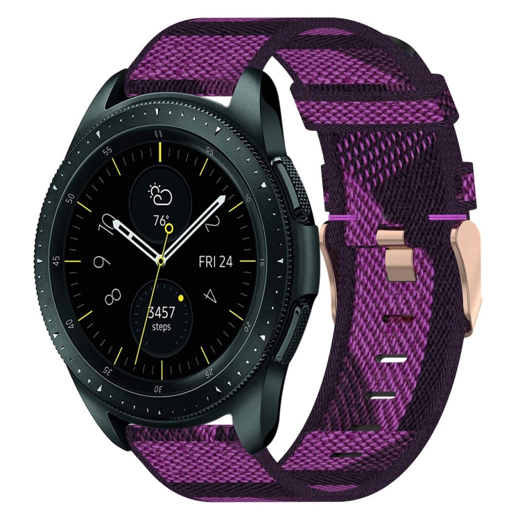20mm 尼龍織錶帶，適用於 Samsung Galaxy Watch Active 2 44mm，適用於 Samsung Galaxy Watch Active 40mm，適用於 Samsung Galaxy Watch 42mm，適用於 Samsung Gear Sport，適用於 Samsung Gear S2 Classic